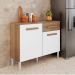 Balcao De Cozinha 2 Portas 105 cm 2012148 Atacama Off White ARMoveis