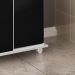 Balcao Fruteira Cozinha 2 Portas 89 cm MF185 Branco Preto Dtall