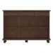 Balcao Madeira Maciça 3 Portas 3 Gavetas 129 cm 8927 Cafe Milani Store