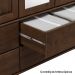 Balcao Madeira Maciça 4 Portas 4 Gavetas 169 cm 8929 Cafe Milani Store