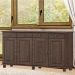 Balcao Madeira Maciça 4 Portas 4 Gavetas 169 cm 8929 Cafe Milani Store