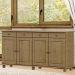 Balcao Madeira Maciça 4 Portas 4 Gavetas 169 cm 8929 Freijo Milani Store