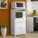 Balcao Multiuso 2 Fornos 2 Pt 1 Gv 68 cm BA30 Branco Dtall