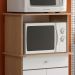 Balcao Multiuso 2 Fornos 2 Pt 1 Gv 68 cm BA30 Carvalho Branco Dtall