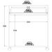 Balcao Multiuso 2 Pt 1 Gv 62 cm BA35 Branco Dtall