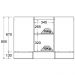 Balcao Obliquo Com Tampo 1 Porta 75 cm CD1015406 Branco Dtall