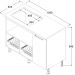 Balcao Para Cooktop 1 Porta 105 cm BA60 Diamond Dtall