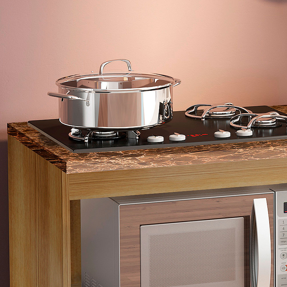 Balcao Para Cooktop 1 Porta 105 cm BA60 Diamond Dtall