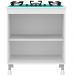 Balcao Para Cooktop 2 Portas 73 cm BA115 Branco Dtall