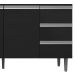 Balcao Para Pia 120 Cm 02 Portas Andreia Preto REAJL Moveis