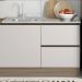 Balcao Para Pia 1P 3G 120 cm Etti 12551 Carvalho Off White PLN
