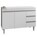 Balcao Para Pia 97 cm 2 Portas Andreia Branco REAJL