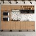 Balcao Para Pia Sem Tampo MDF 120 cm Tosc BT003 Freijo Freijo MXM