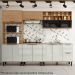 Balcao Para Pia Sem Tampo MDF 120 cm Tosc BT003 Freijo Off White MXM