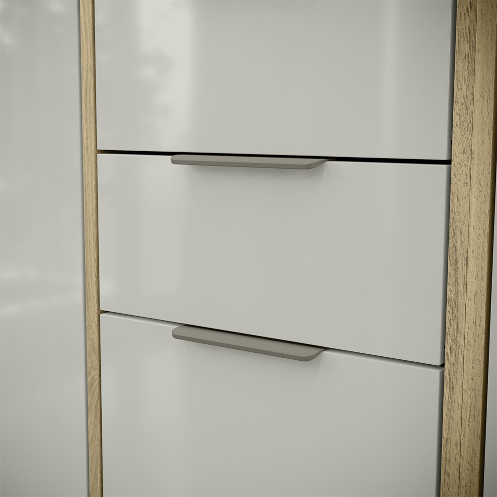 Balcao Pia Com Tampo 120 cm GLOR BGTG12 Castanho Off White MXM