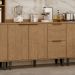 Balcao Pia Com Tampo MDF 120 cm Tosc BT3 TP1 Freijo Freijo MXM