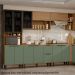 Balcao Pia Com Tampo MDF 120 cm Tosc BT3 TP1 Freijo Jade MXM
