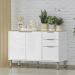 Balcao Pia Sem Tampo 120 cm GLOR BGL02 Branco Neve MXM