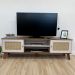 Bancada Para Tv 75 Pol 180 cm 4524 Pinho Off White ARLY