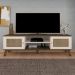 Bancada Para Tv 75 Pol 180 cm 4524 Pinho Off White ARLY