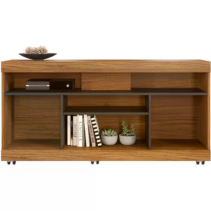 Bancada Rack Para TV 47 Polegadas Yara Noce Milano Preto CLB