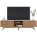 Bancada Rack TV 75 Pol 218 cm Fortaleza Freijo CLB