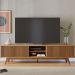 Bancada Rack TV 75 Pol 218 cm Fortaleza Freijo CLB