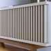 Bancada Rack TV 75 Pol 218 cm Fortaleza Off White Matte CLB