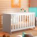 Berço Mini Cama 3 em 1 Multifuncional 133x64 cm BBI51 Branco Dtall