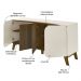Buffet 4 Portas Sala de Jantar 160 cm 4505 Off White Pinho ARLY
