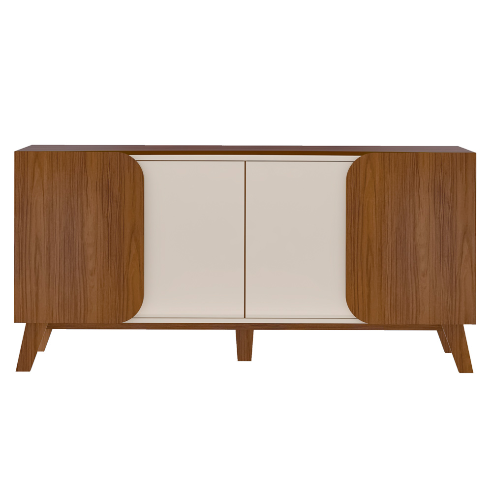 Buffet 4 Portas Sala de Jantar 160 cm 4506 Cedro Off White ARLY