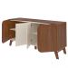 Buffet 4 Portas Sala de Jantar 160 cm 4506 Cedro Off White ARLY