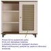 Buffet Aparador 1 Porta 80 cm 4520 Pinho Off White ARLY