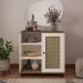 Buffet Aparador 1 Porta 80 cm 4520 Pinho Off White ARLY