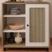 Buffet Aparador 1 Porta 80 cm 4521 Carvalho Off White ARLY