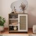 Buffet Aparador 1 Porta 80 cm 4521 Carvalho Off White ARLY