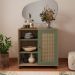 Buffet Aparador 1 Porta 80 cm 4535 Carvalho Menta ARLY