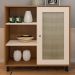 Buffet Aparador 1 Porta 80 cm 4676 Cinamomo Off White ARLY