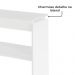 Buffet Aparador 1 Prateleira 100 Cm Branco ARLY