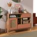 Buffet Aparador 1P 2G 122 cm 4579 Carvalho Terracota ARLY