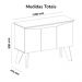 Buffet Aparador 3P Bordas Invertidas Pinho Off White ARLY