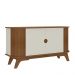 Buffet Aparador Curvo 2 Portas 140 cm Cinamomo Off White ARLY