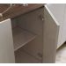 Buffet Bancada 04 Portas Copacabana Off White Nogueira Real Preto CLB