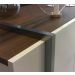 Buffet Bancada 04 Portas Copacabana Off White Nogueira Real Preto CLB