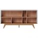 Buffet Bancada 3 Portas 160 cm Noronha Off White Matte Freijo CLB