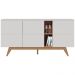 Buffet Bancada 3 Portas 160 cm Noronha Off White Matte Freijo CLB