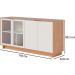 Buffet Bancada 4 Portas 160 cm Vitoria Off White Freijo CLB