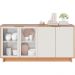Buffet Bancada 4 Portas 160 cm Vitoria Off White Freijo CLB