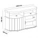 Buffet Porta de Correr 120 cm 4736 Cinamomo Off White ARLY