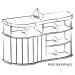 Buffet Porta de Correr 120 cm 4736 Cinamomo Off White ARLY